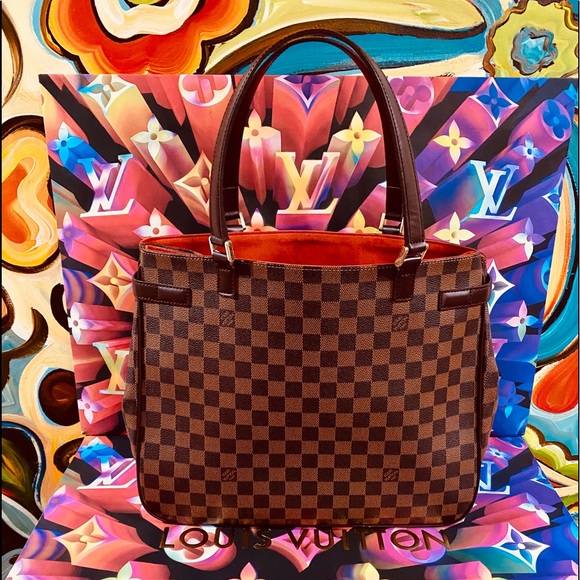 👜👜👜Authentic Louis Vuitton Uzes Tote Bag Damier Ebene - Picture 3 of 15